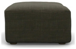 Heart of House Harrison Fabric Footstool - Brown